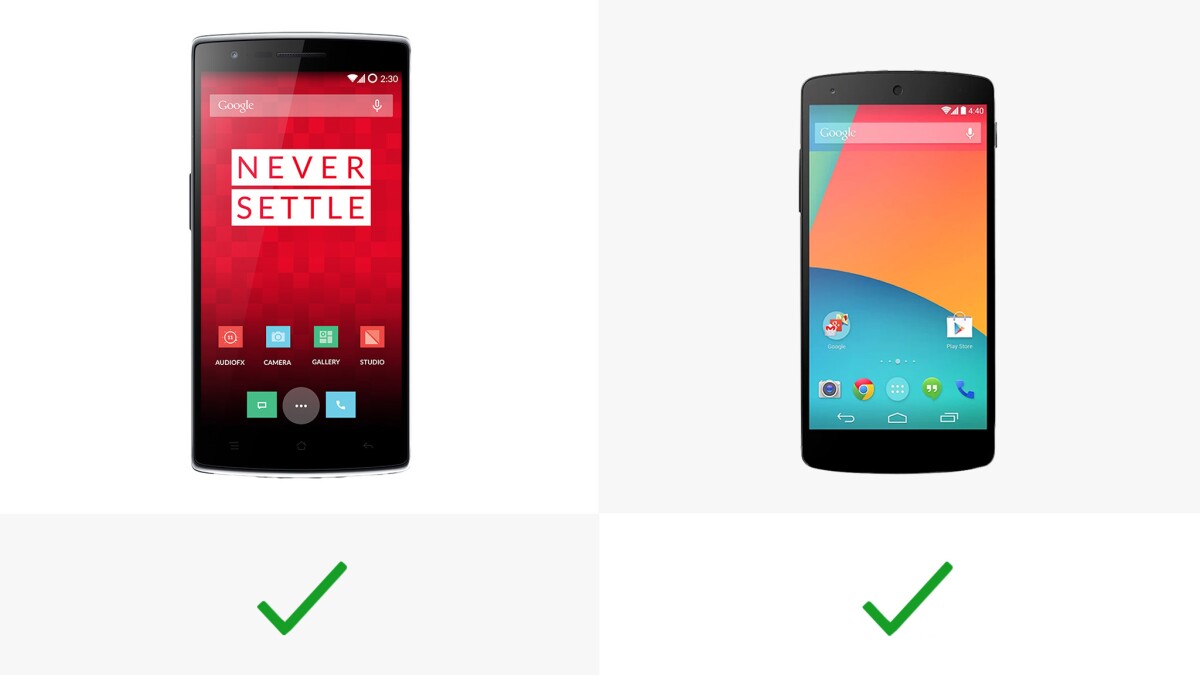 Both phones have NFC chips
