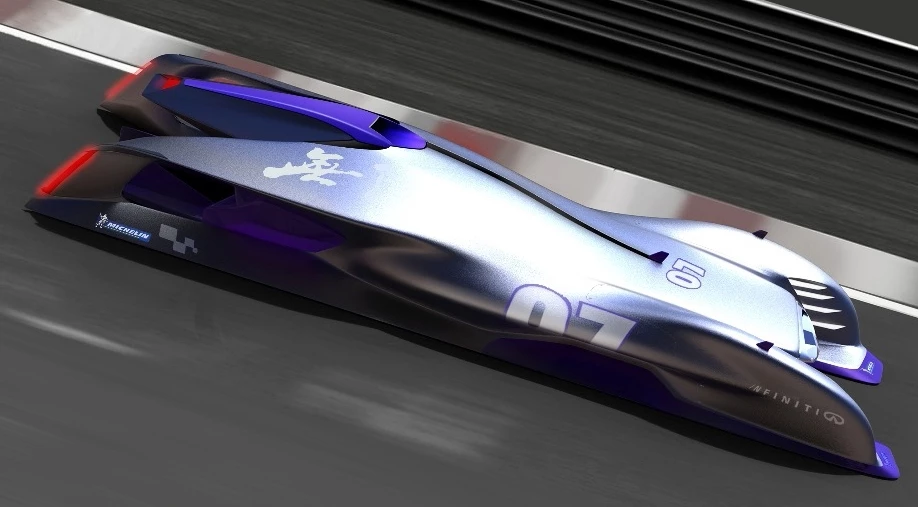 The contest-winning Infiniti blends AI with human drivers