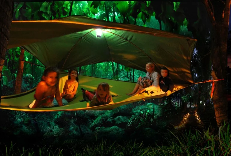 Tentsile hammock-style tents add a new dimension to family camping
