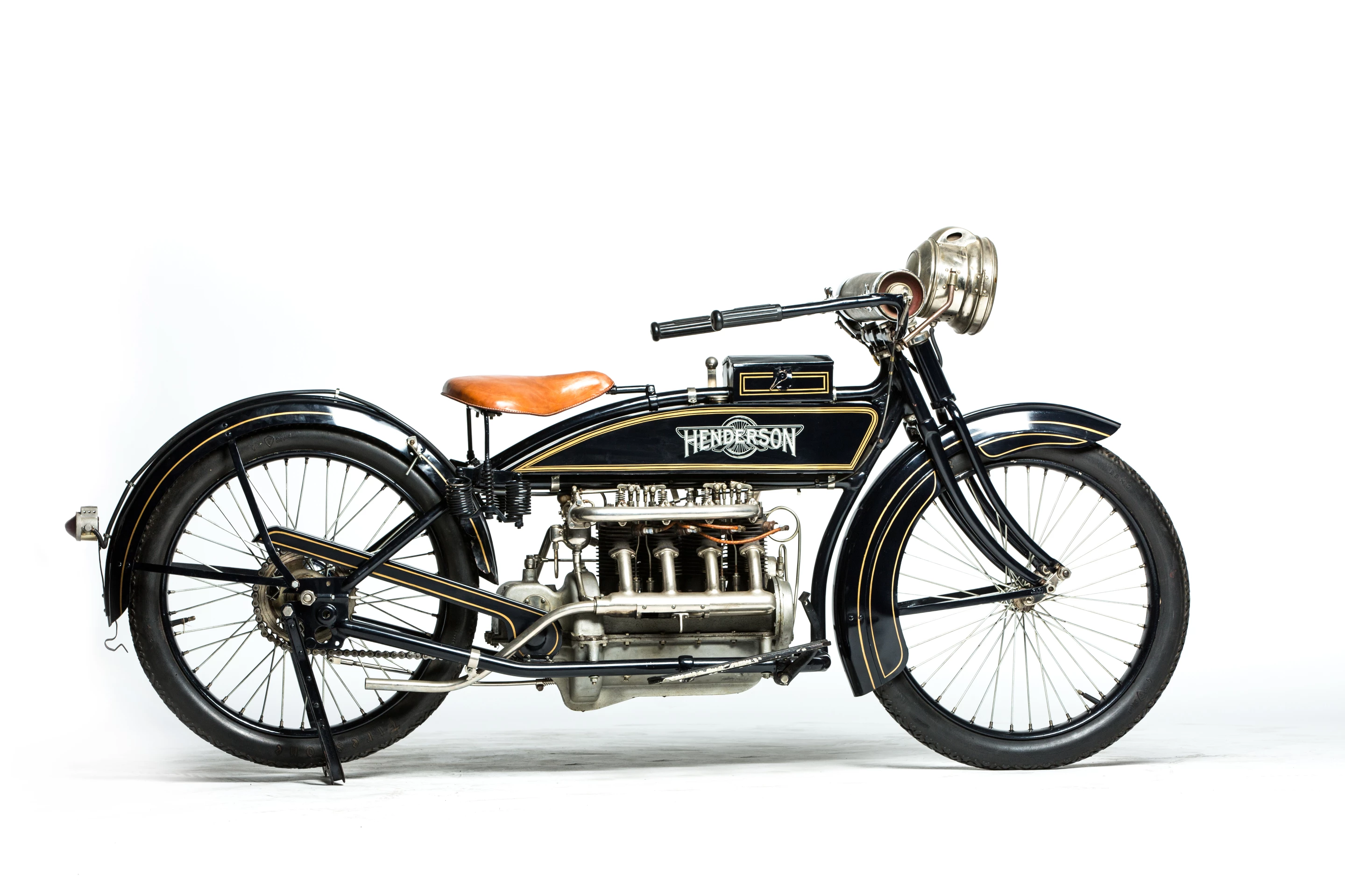 The most important celebrity owner for motorecycle enthusiasts is of course, Steve McQueen and this bike was formerly owned by mcQueen and purchased at the Steve McQueen estate auction in Las Vegas in 1984. This 1917 Henderson 4 (Lot S95) is estimated to fetch between $125,000 and $200,000