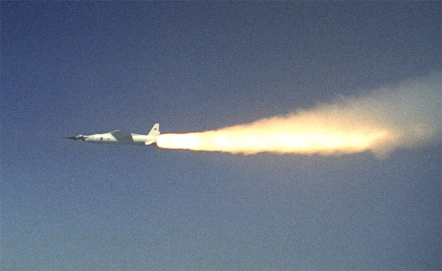 X-43 accelerating