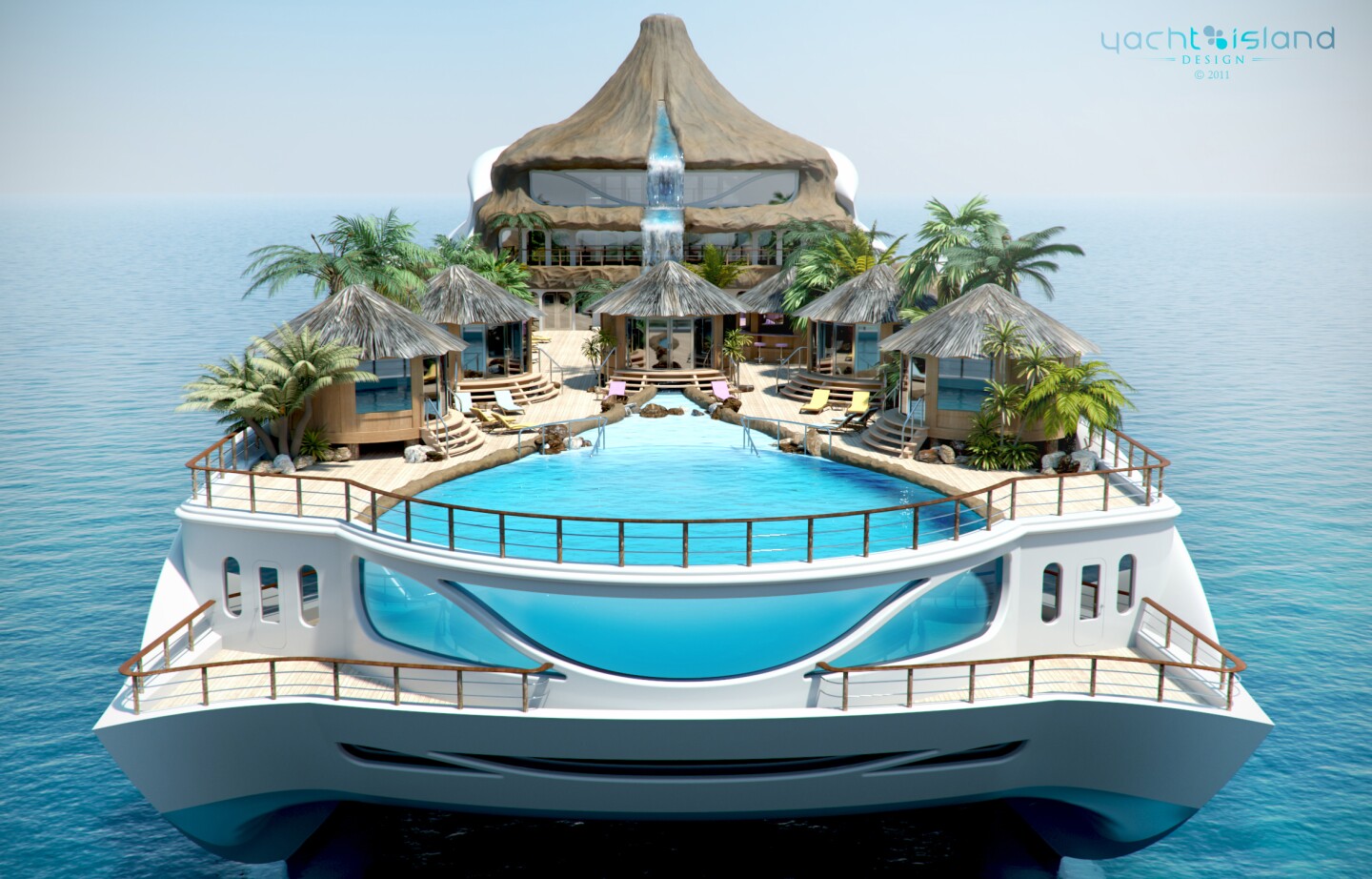 Yacht Island Design's "Tropical Island Paradise"
