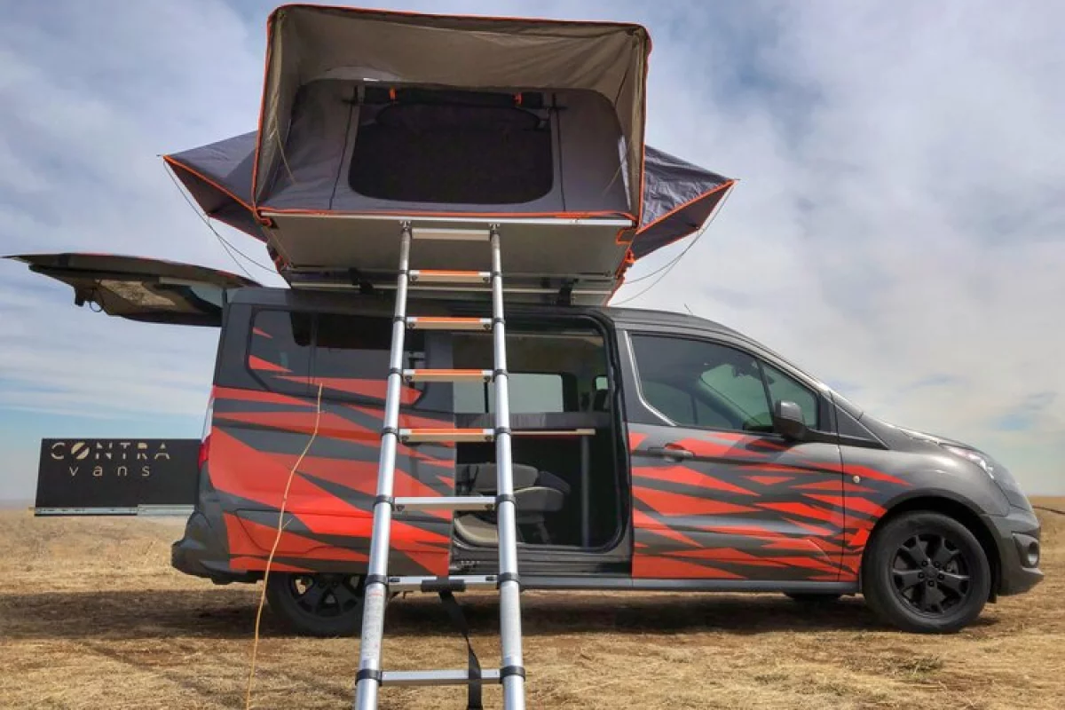 The Family Camper Van has five seats and five sleeping berths