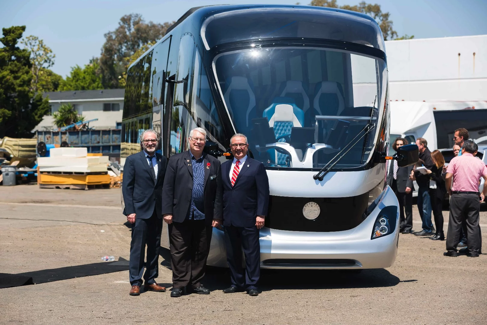 Gaffoglio Family Metalcrafters designed the bus prototype for sustainable-energy company Thunder Sky Winston Energy Group