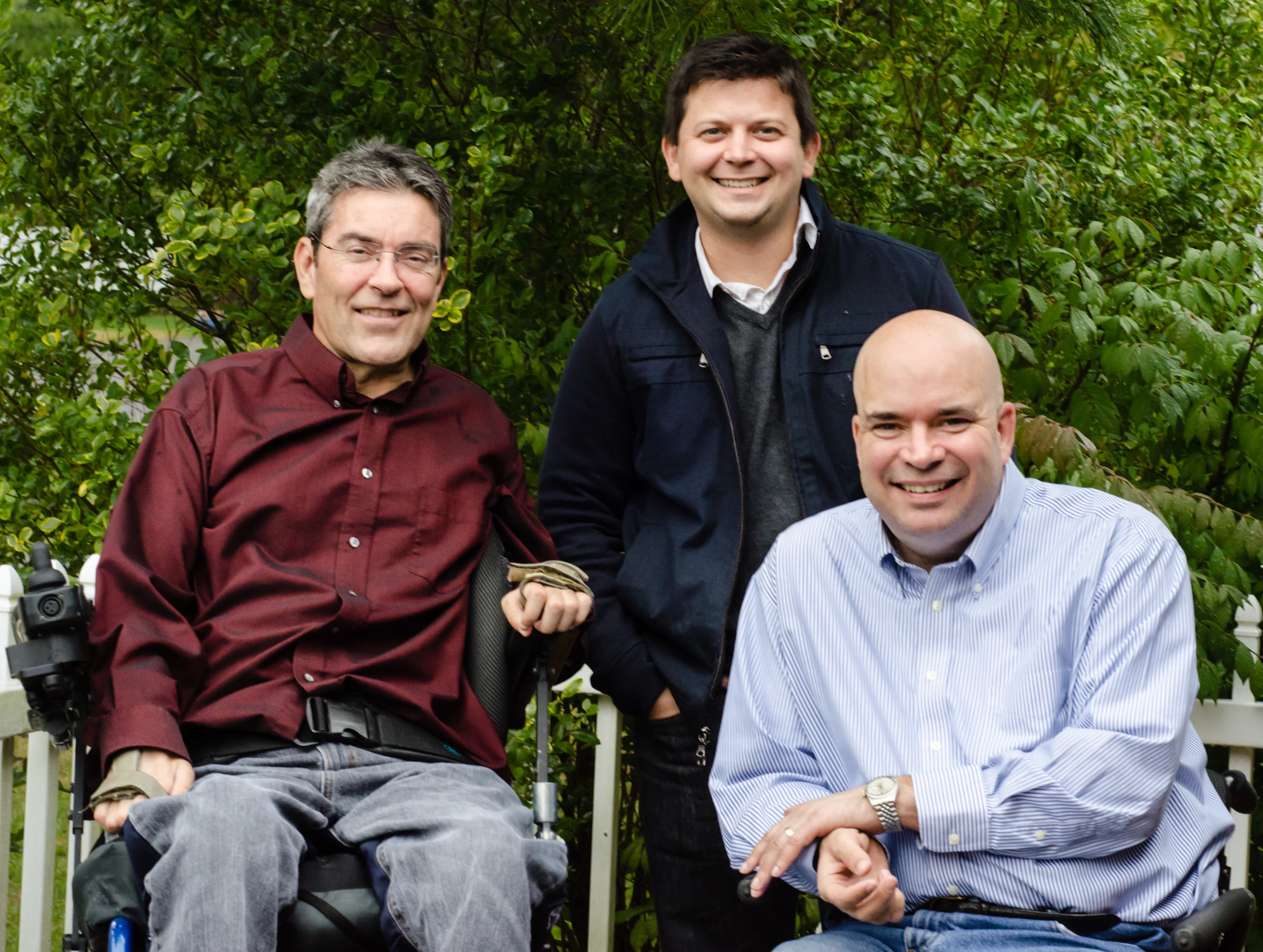 Jamboxx development team members Dave Whalen, Doug Hamlin and Mike DiCesare