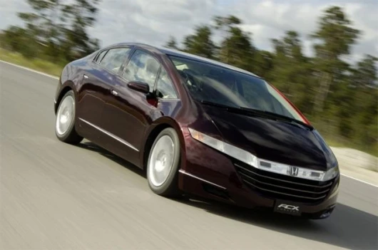 Honda's fuel-cell powered FCX, ready to go into production in 2008.