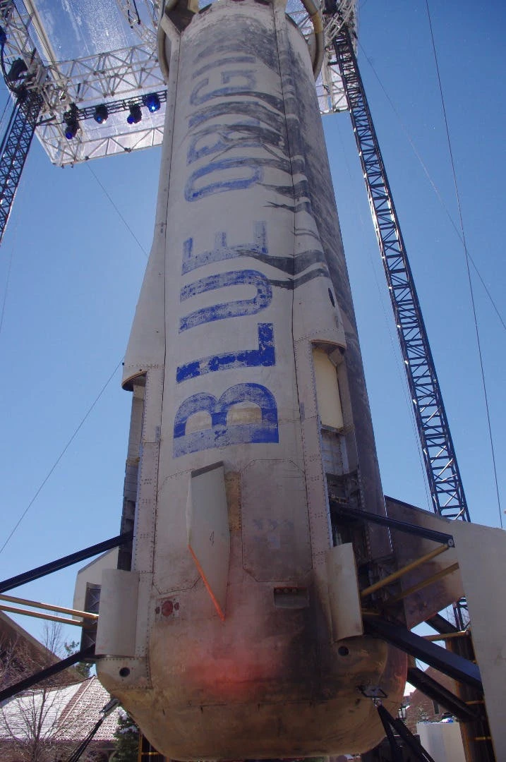 Blue Origin New Shepard rocket at the 33rd Space Symposium
