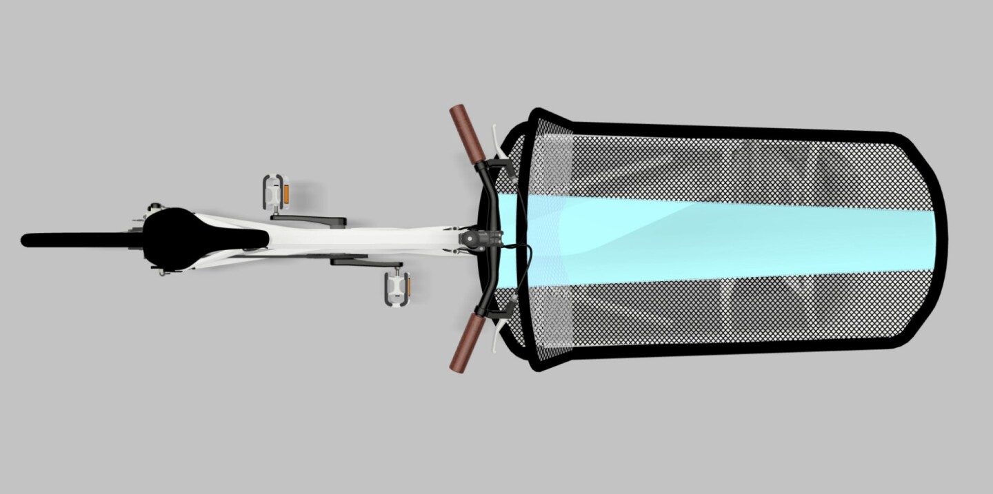 The VeloSled's 1,200 mm rack is claimed capable of hauling up to 200 kg of cargo