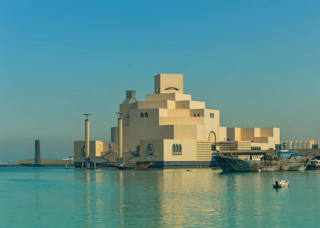 The last structure Pei ever designed was the Museum of Islamic Art in Qatar. Coaxed out of retirement at the age of 91 Pei spent six months traveling throughout the Muslim world to understand Islamic architecture before creating this instantly iconic museum (Credit: Francisco Anzola (CC BY 2.0))