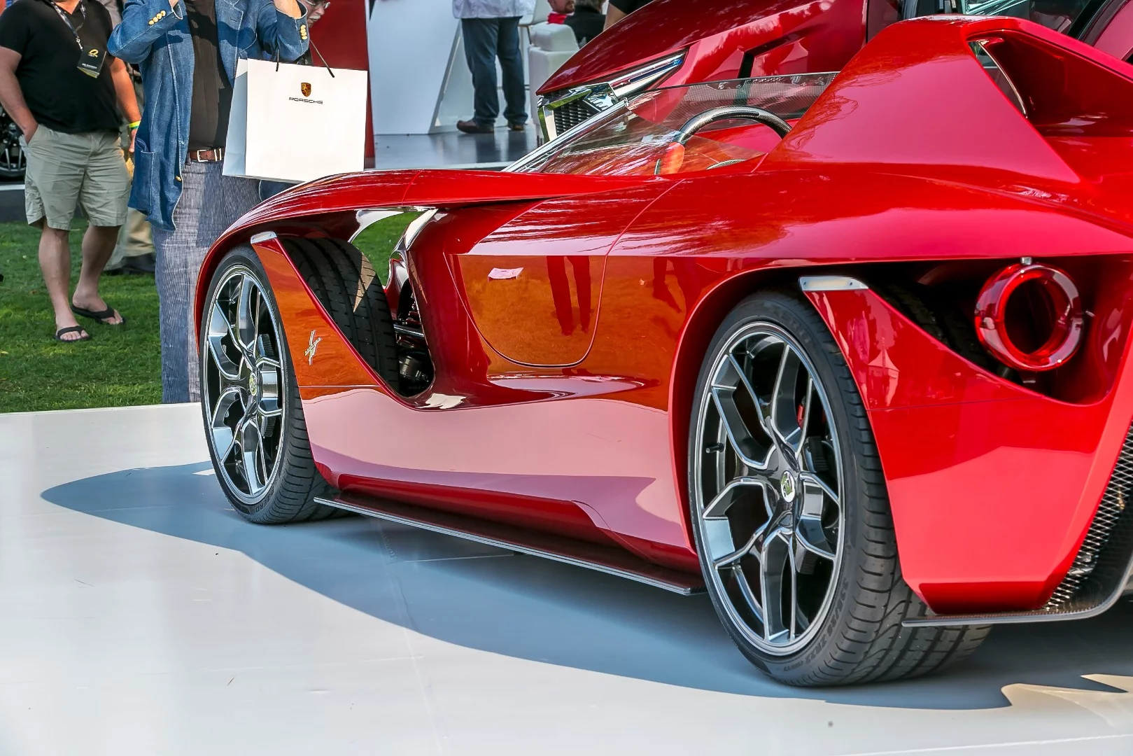 The 3,638-lb (1,650-kg) Kode57 has carbon fiber bodywork