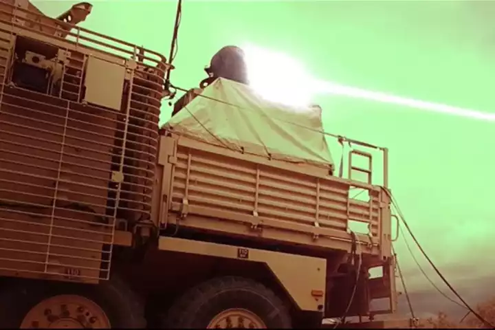 The laser is designed to take on drone threats