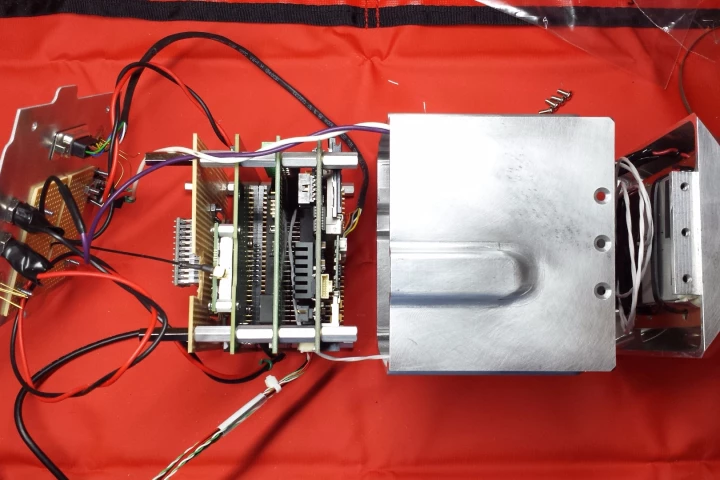 The Micro-Reentry Capsule (MIRCA) prototype re-entry vehicle that may one day land on other planets