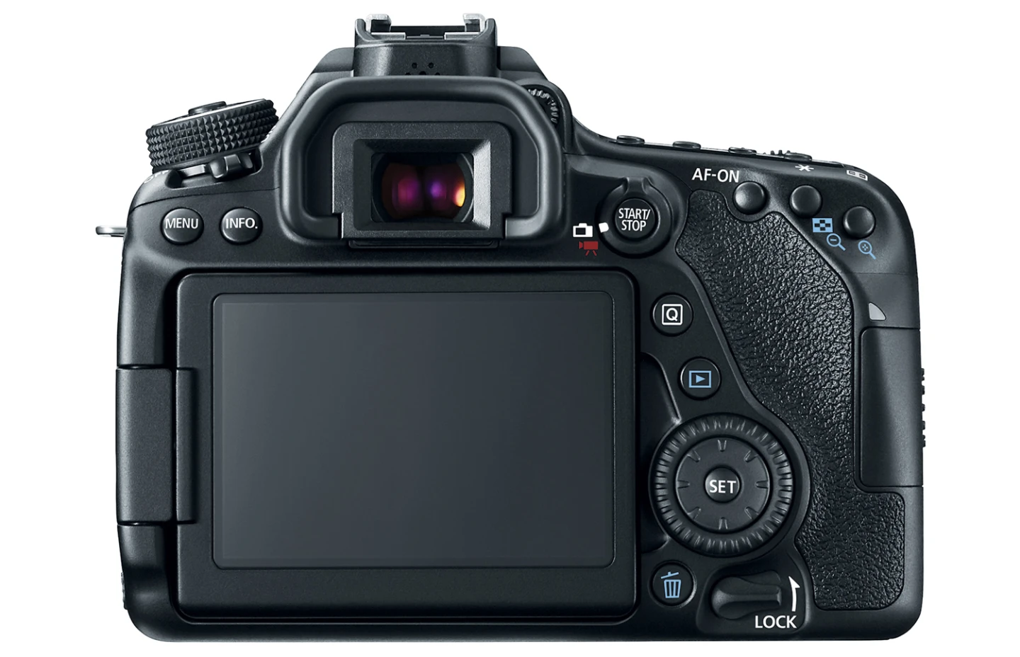 The rear 3-inch touchscreen on the Canon EOS 80D is handy when shooting video