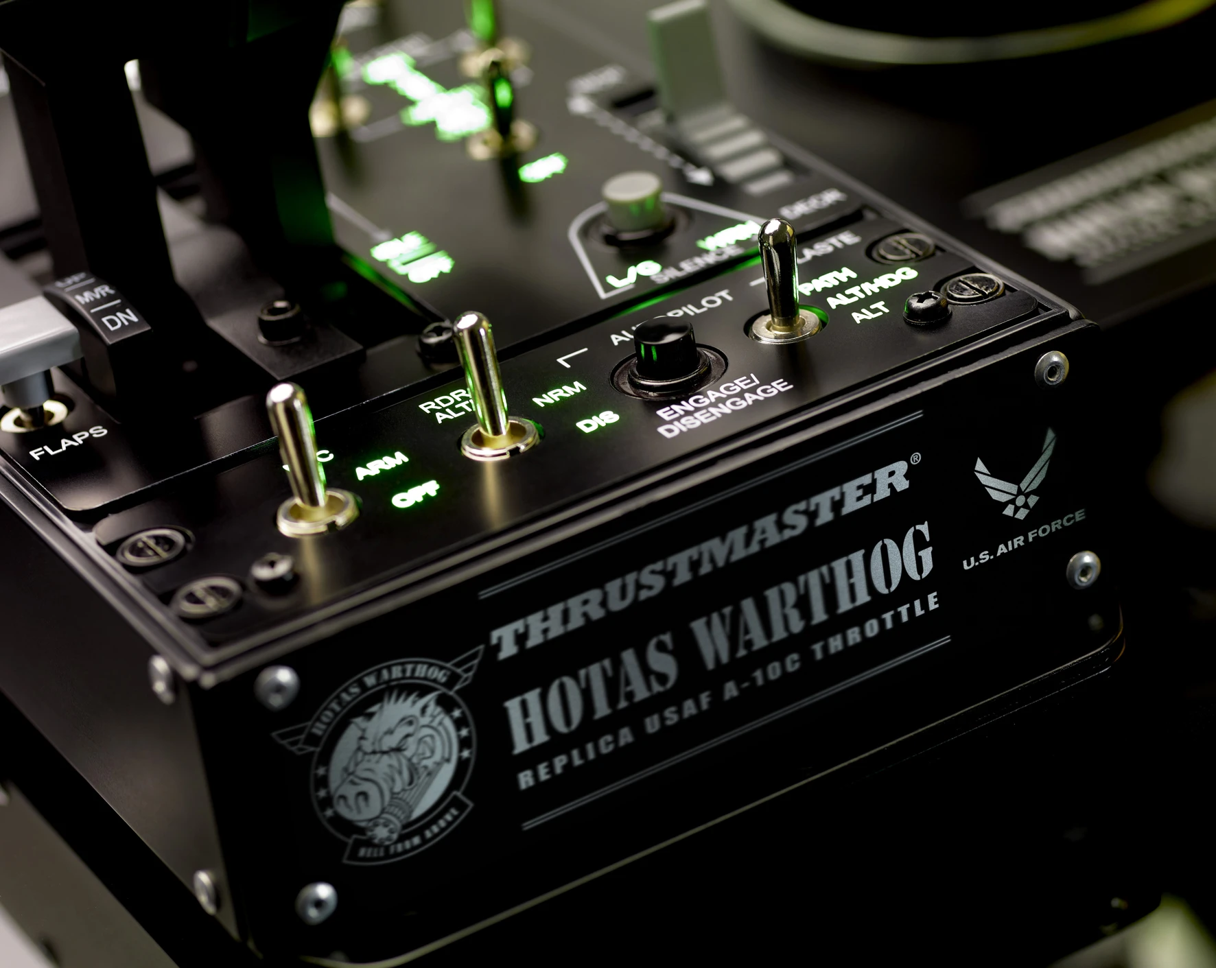 HOTAS WARTHOG control panel
