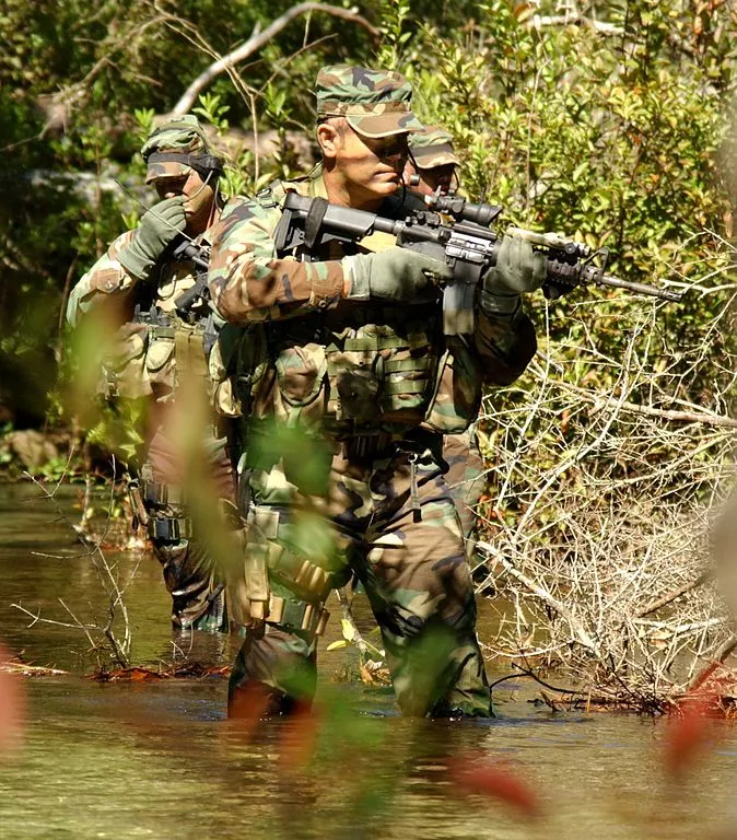 USAF special forces on a training mission