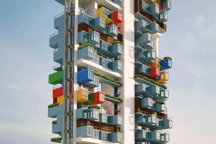 The unnamed tower would rise to a height of roughly 32 floors, or 100 m (328 ft)