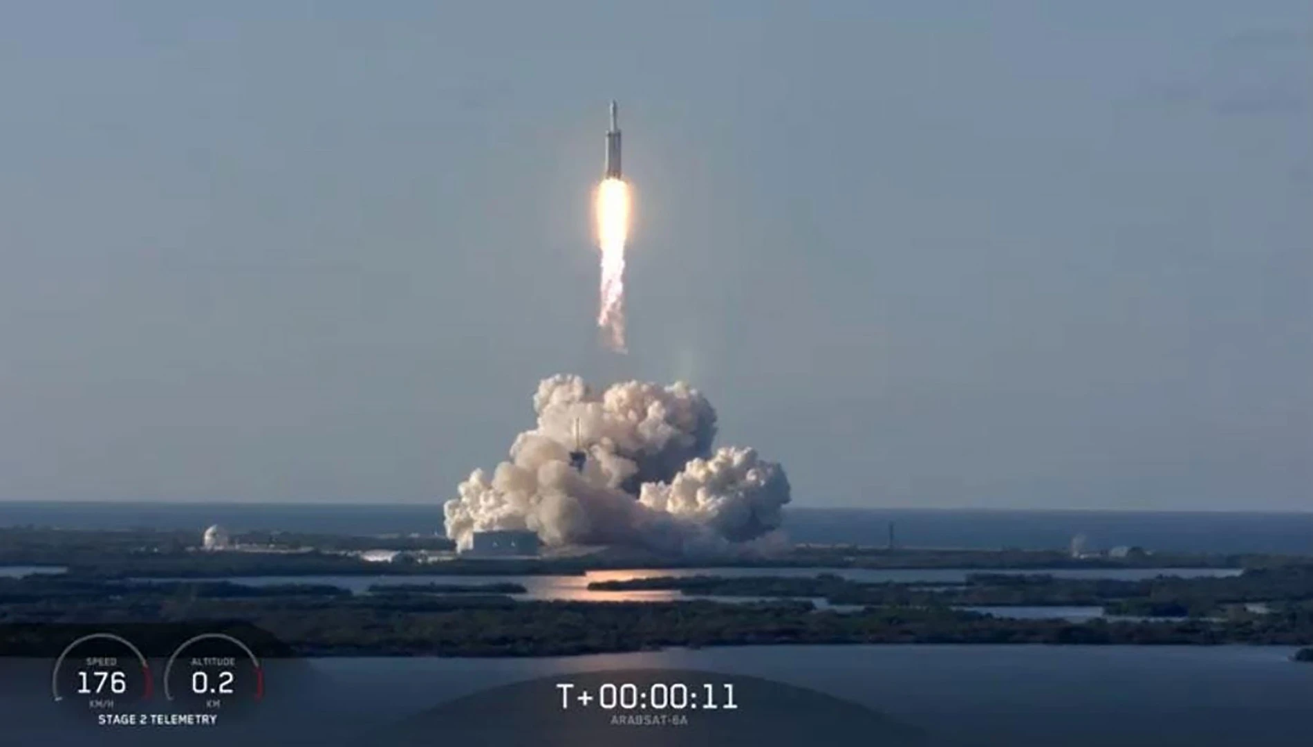 Launch of the Arabsat-6A mission