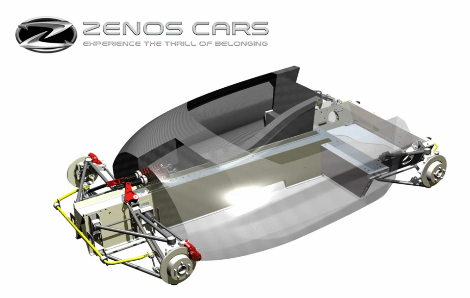 Zenos E10 chassis rendering