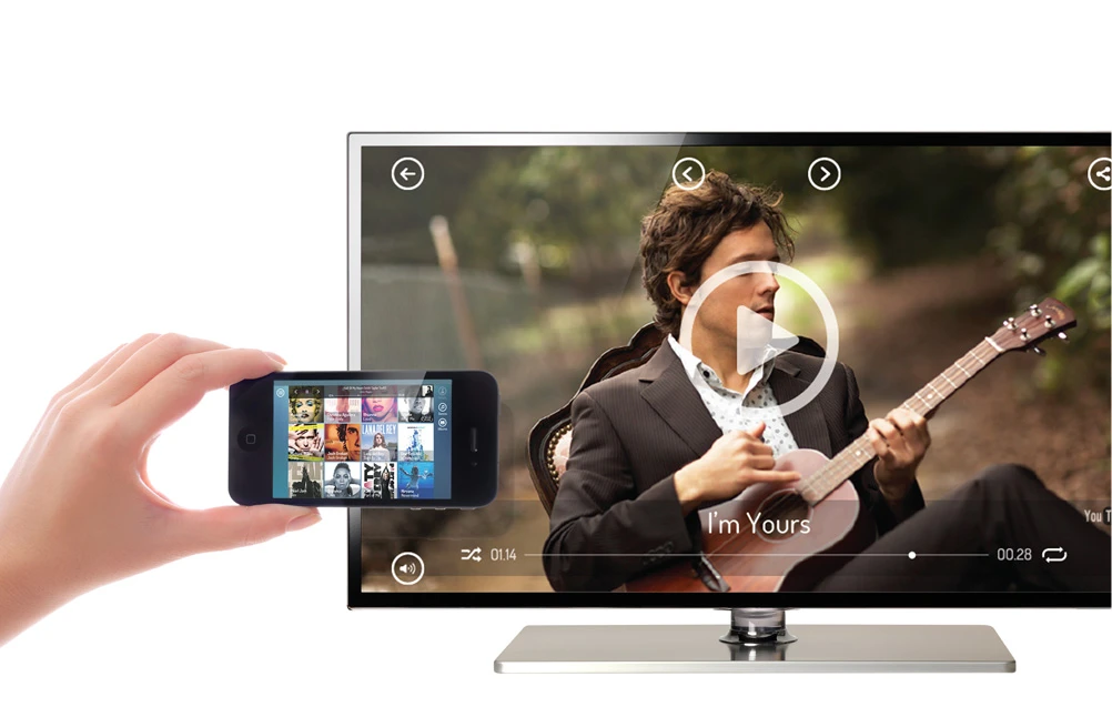 A smartphone app enables remote control