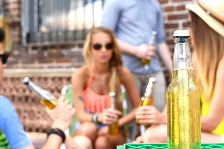 The Chillsner is a freezable metal spike that fits inside a beer bottle to keep your brew cold while you drink it