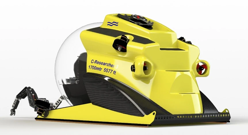 The submersible features a single point lift as standard with man-rated certification
