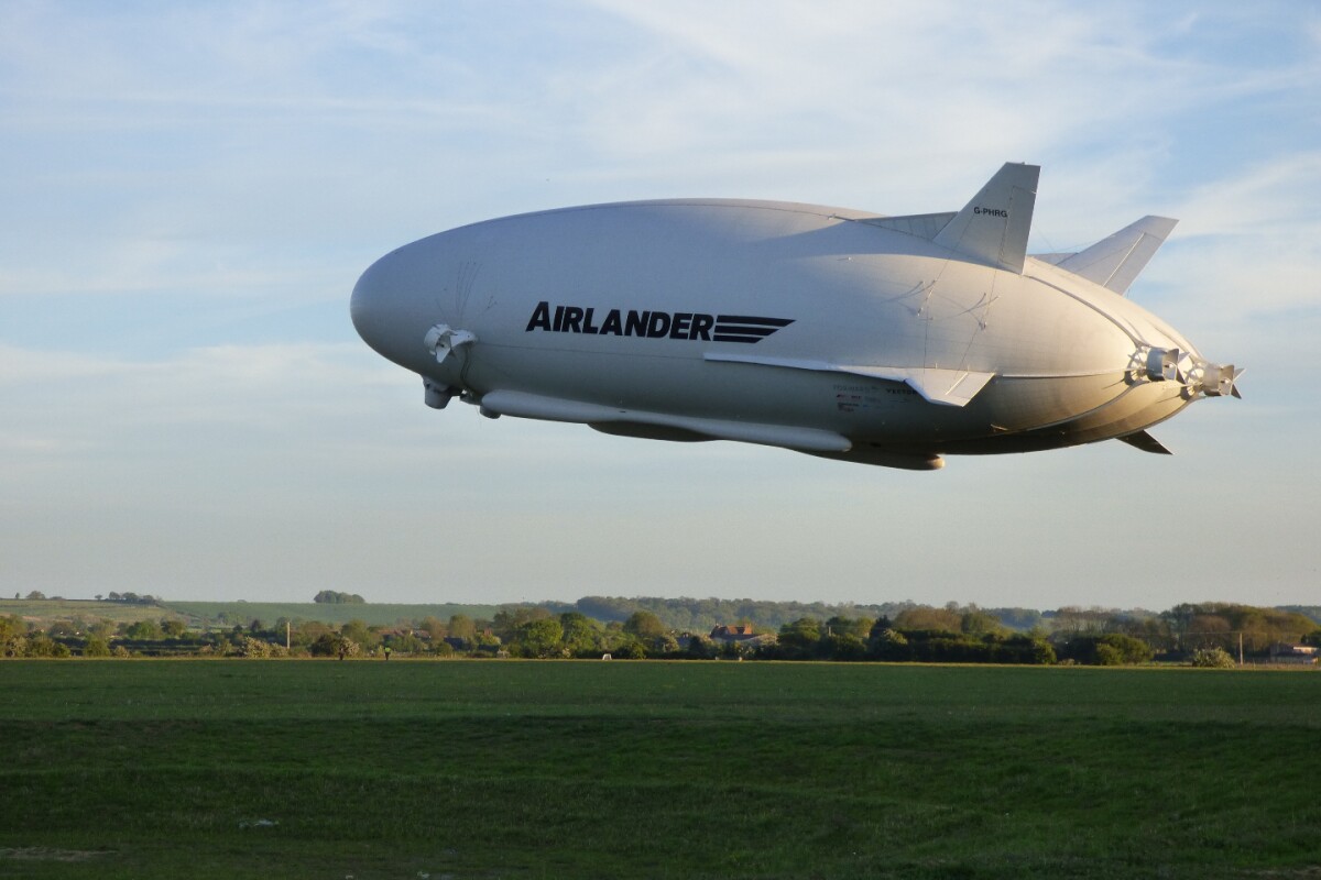 The Airlander 10 takes to the skies once again