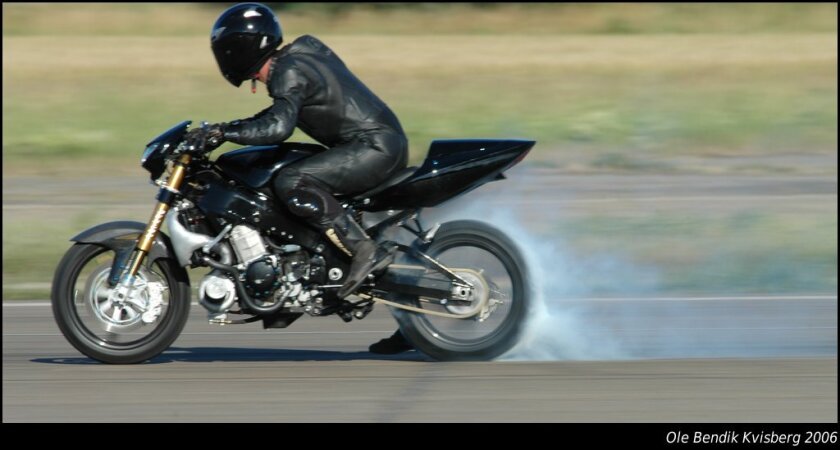 Ghost Rider's 500-horsepower turbo Hayabusa - up for grabs