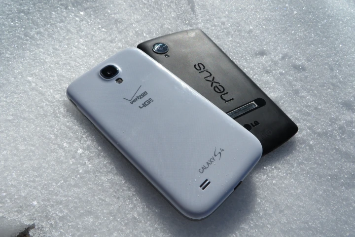 Both phones come with a sturdy plastic back