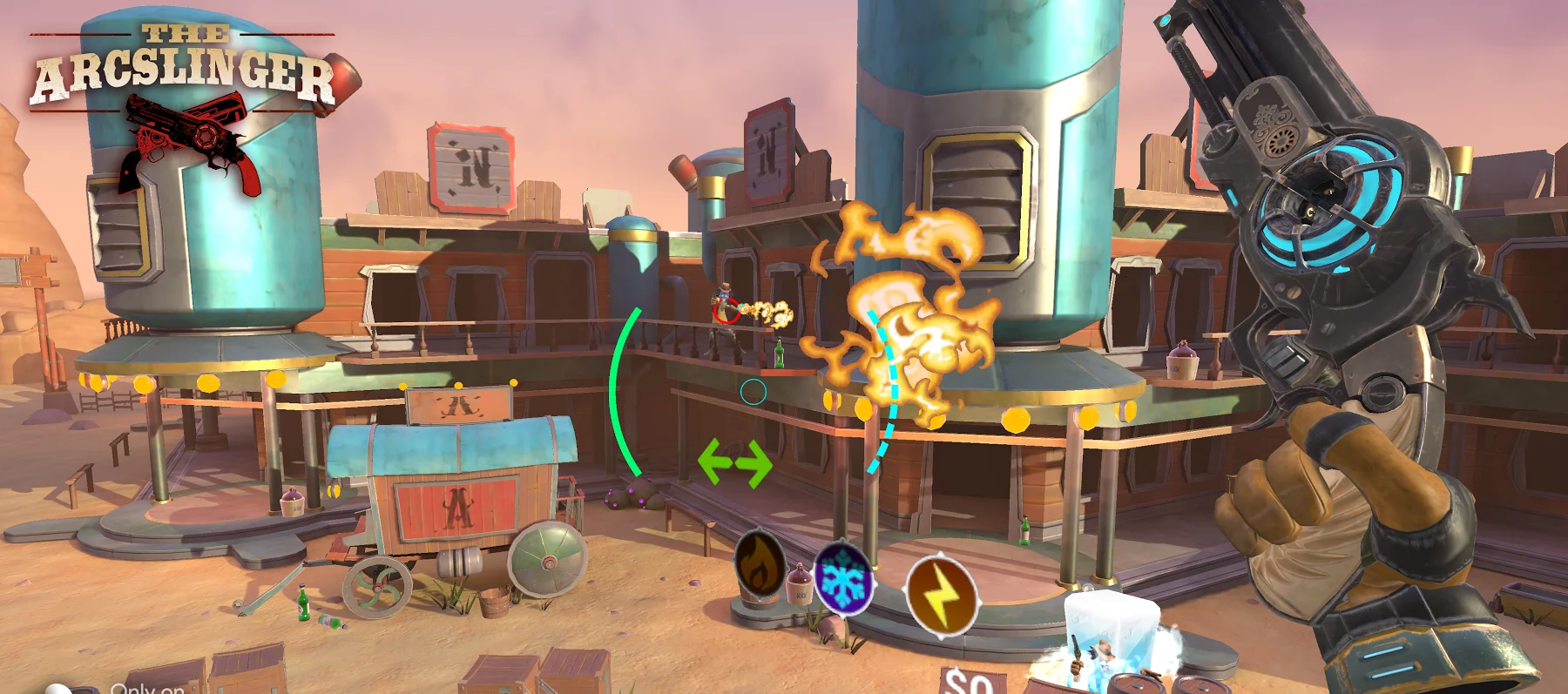 The Arcslinger, an imaginative Wild West first-person shooter for Daydream View