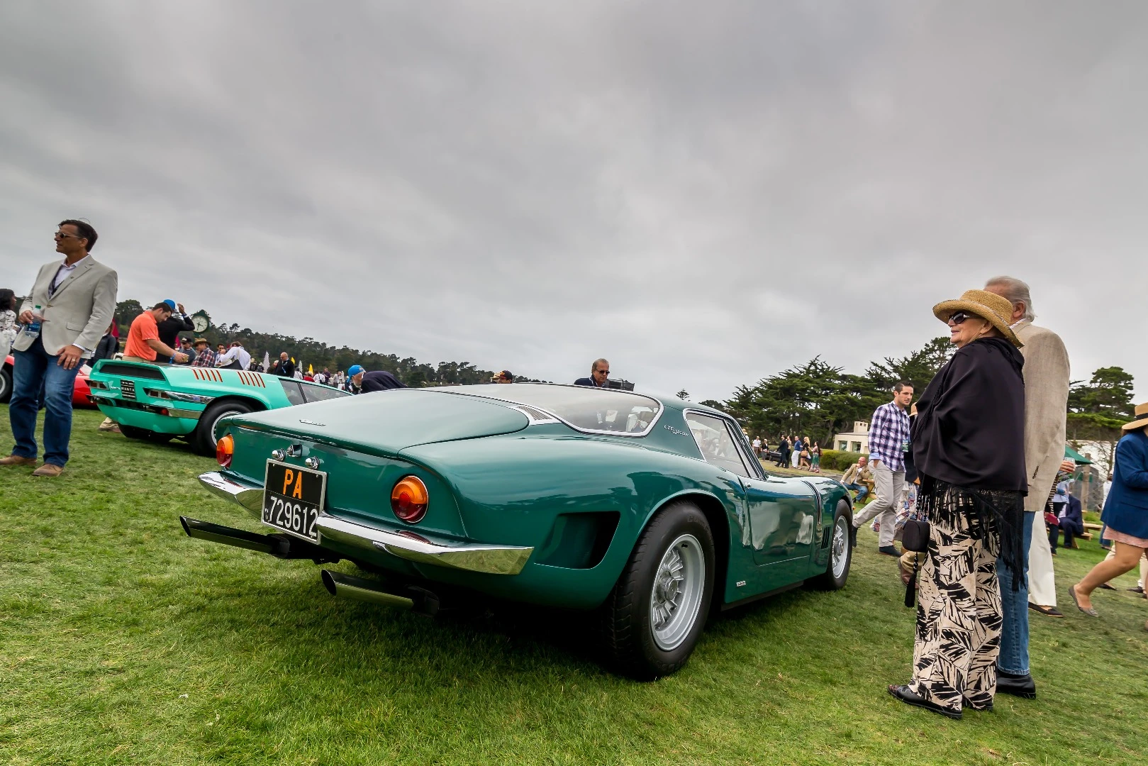 Long stretched hind-quarters are one of the signature design marks of the Bizzarrini brand