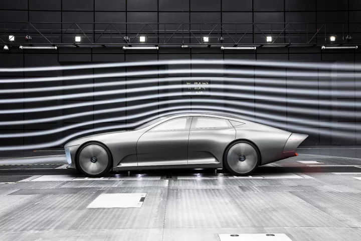 The Concept IAA morphs when in motion to achieve a Cd of 0.19