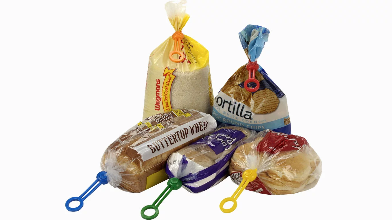 Pull Ties are a new invention that offer a simple method of securely closing plastic bags (Photo: Pull Ties)