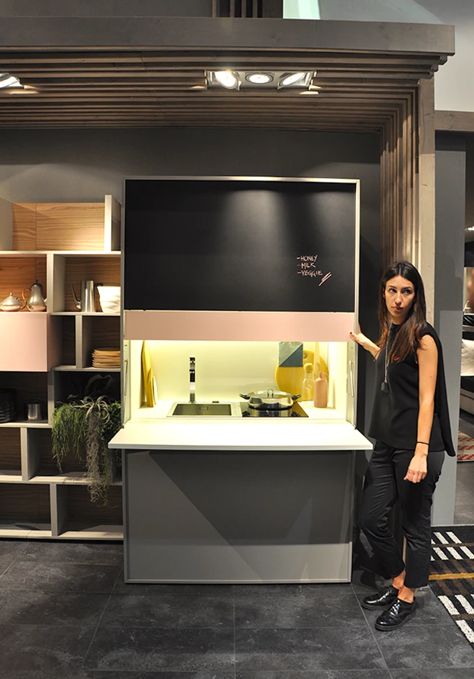 Kitchen Box is a kitchen unit that "vanishes" when not in use