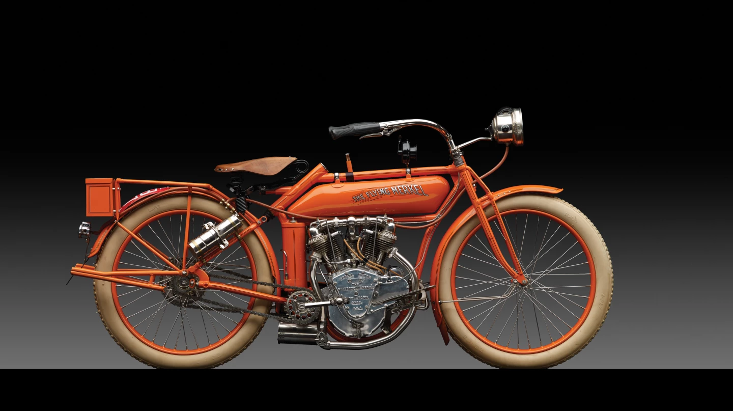 One of the original superbikes, this 1914 Flying Merkel Model 471 was sold for US$181,500 by RM Auctions in November, 2013. Photo: Michael Furman