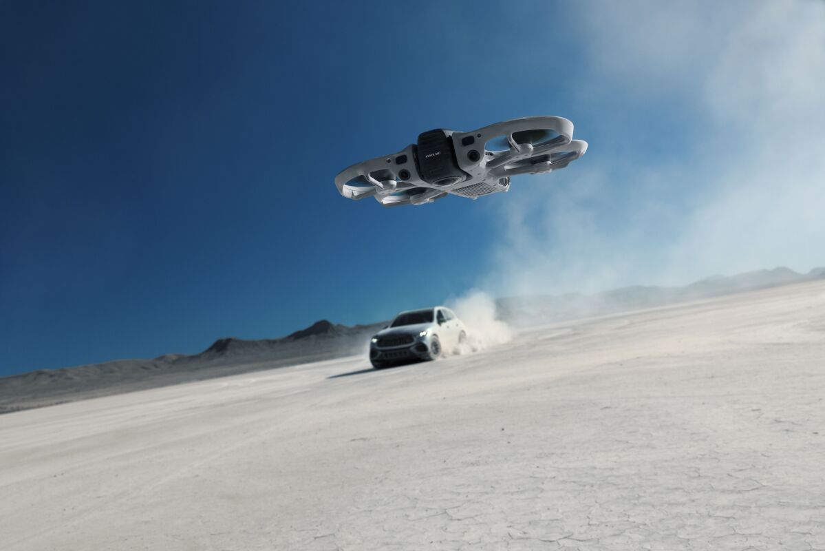 DJI takes the immersive aerial dog fight to Insta360