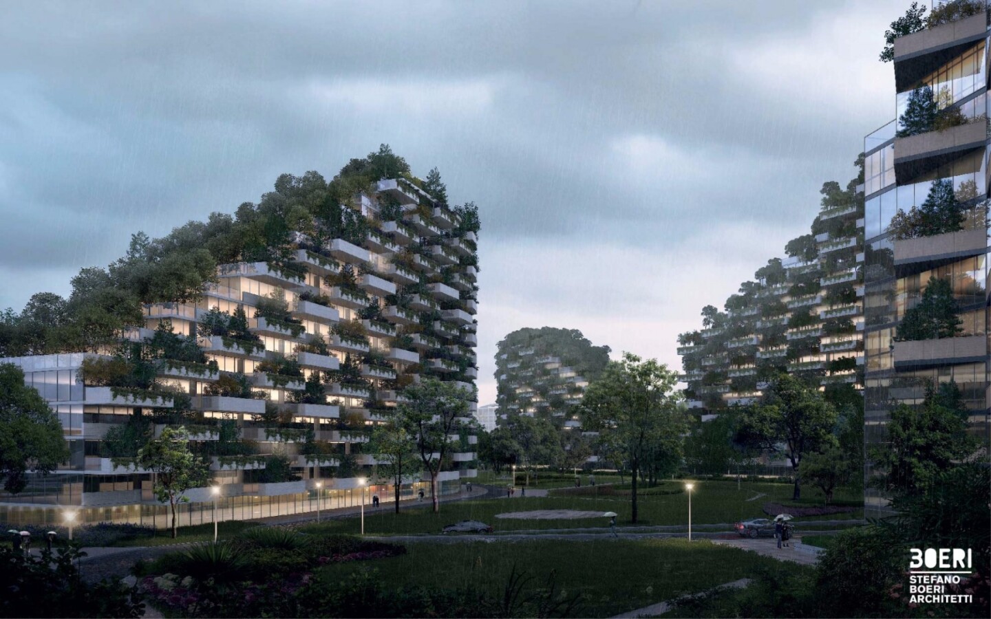 The Liuzhou Forest City will be clad in trees and plants – not just in the parks, gardens and city streets, but over building facades too