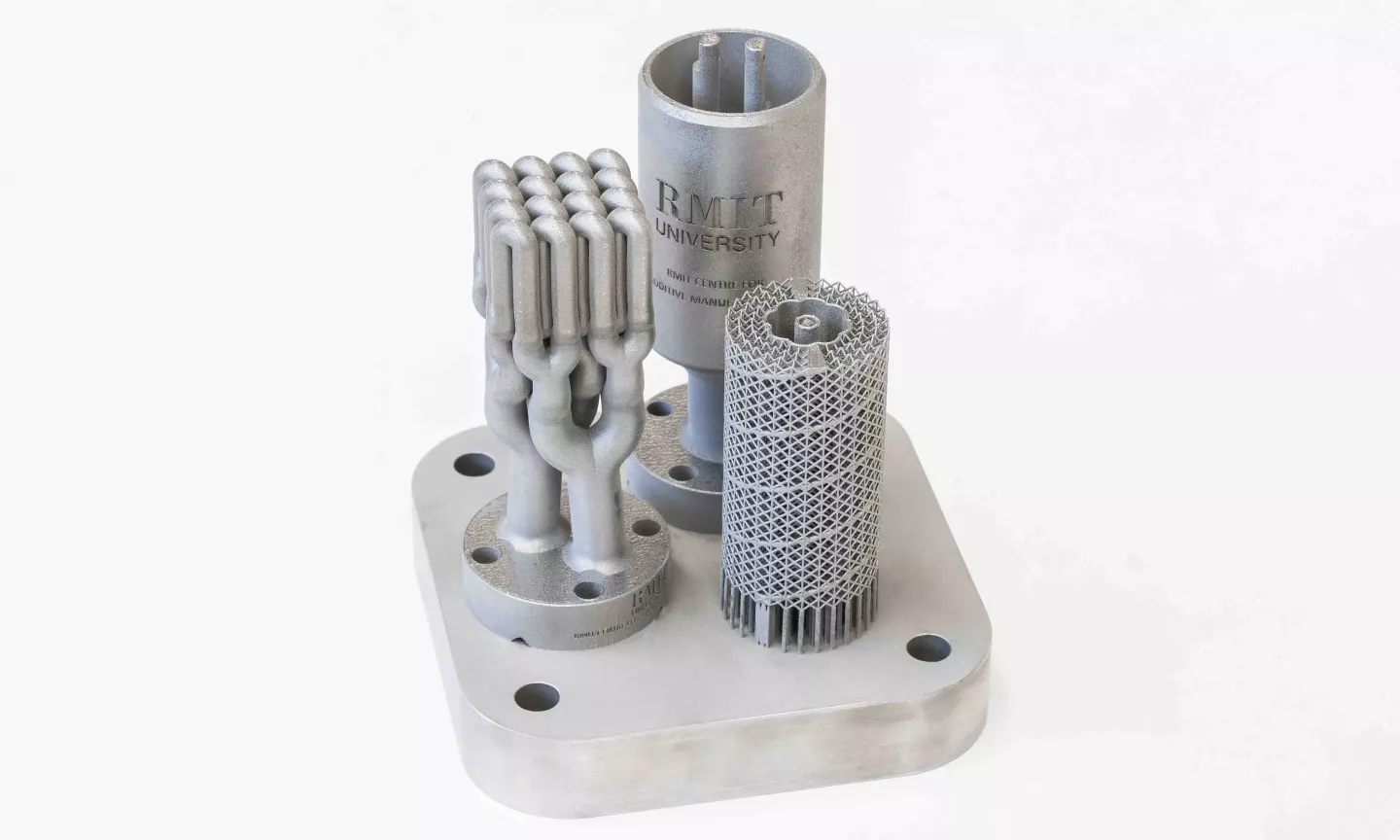 RMIT scientists produced a variety of 3D-printed catalysts in experimental formats