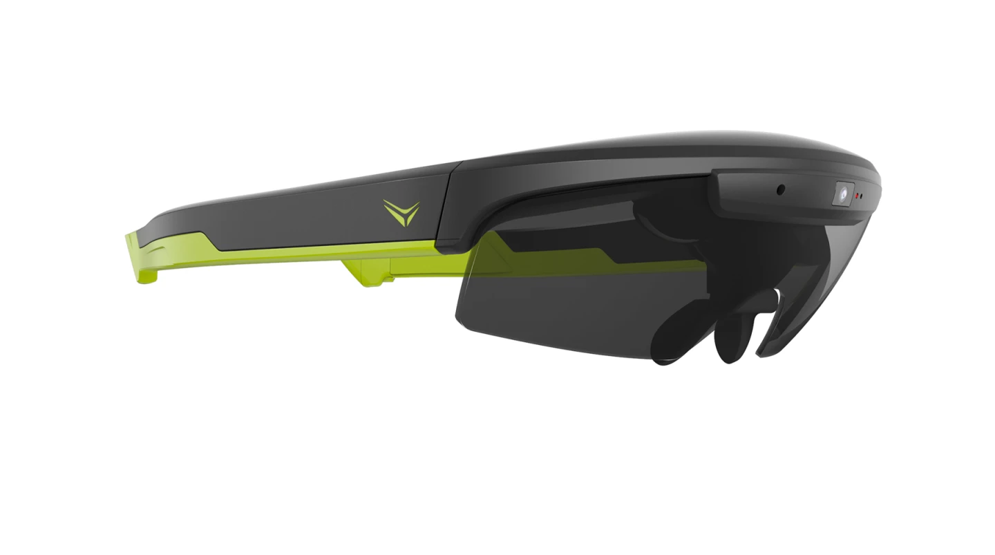 Everysight Raptor AR smart glasses are available in green, gray or blue