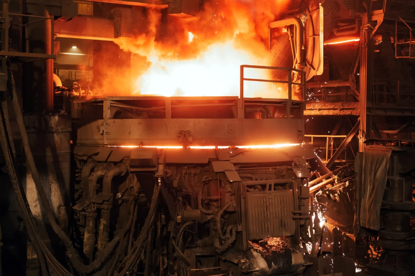 Electric furnaces like this one can help decarbonize industries that rely on high heat, but the environments they create are hard on traditional components