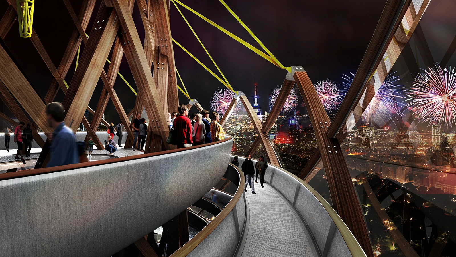 Inside, the Central Park Tower would include a viewing platform offering visitors impressive 360-degree views of NYC