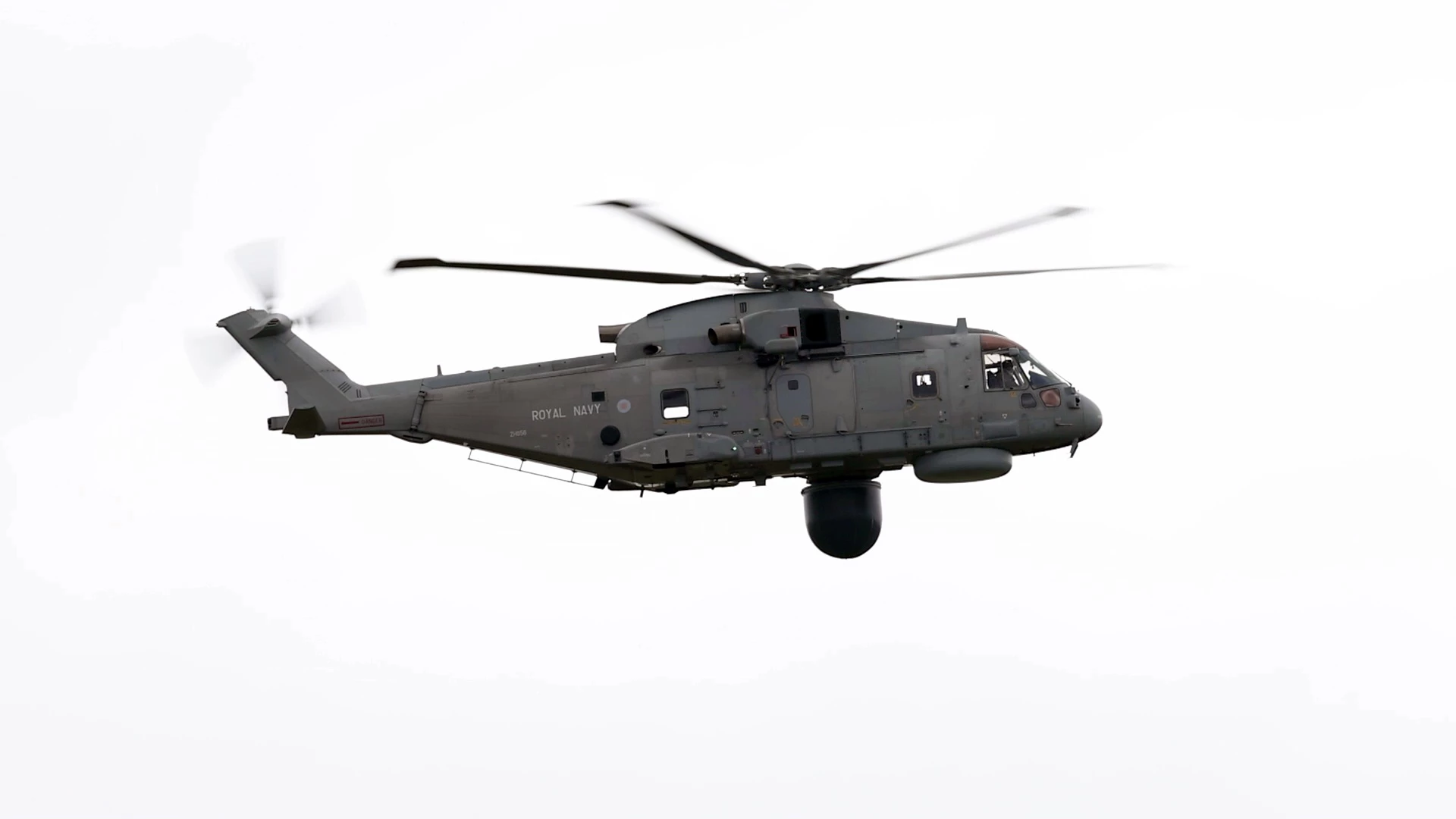 Crowsnest with its radar dome lowered