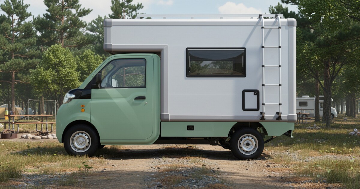 Adorable tiny RV pushes kei-style micro-camping West ... with a catch