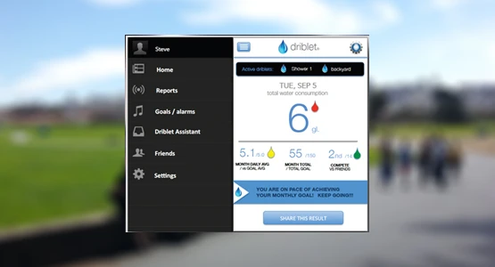 Driblet might help you to keep your energy bills down, tracking and storing temperature so users can keep an eye out for water being heated more than is necessary