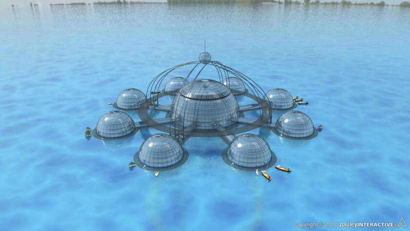 Sub-Biosphere 2 is a concept for a self-sustaining marine environment for human, animal and plant life.