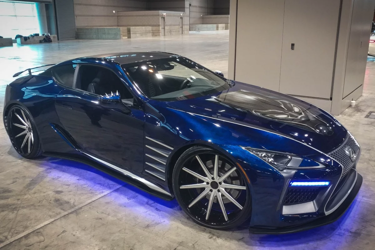 What would an auto show be without some movie promos from automakers like this Lexus from the Black Panther film?