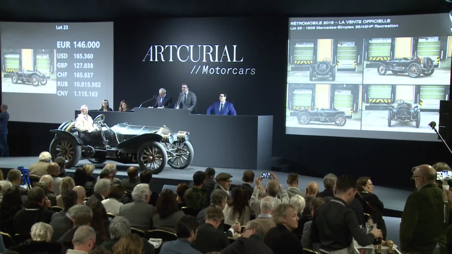 $197,136 | €174,032 | 1908 Mercedes-Simplex 35 / 45HP Recreation | Auction Description: Artcurial