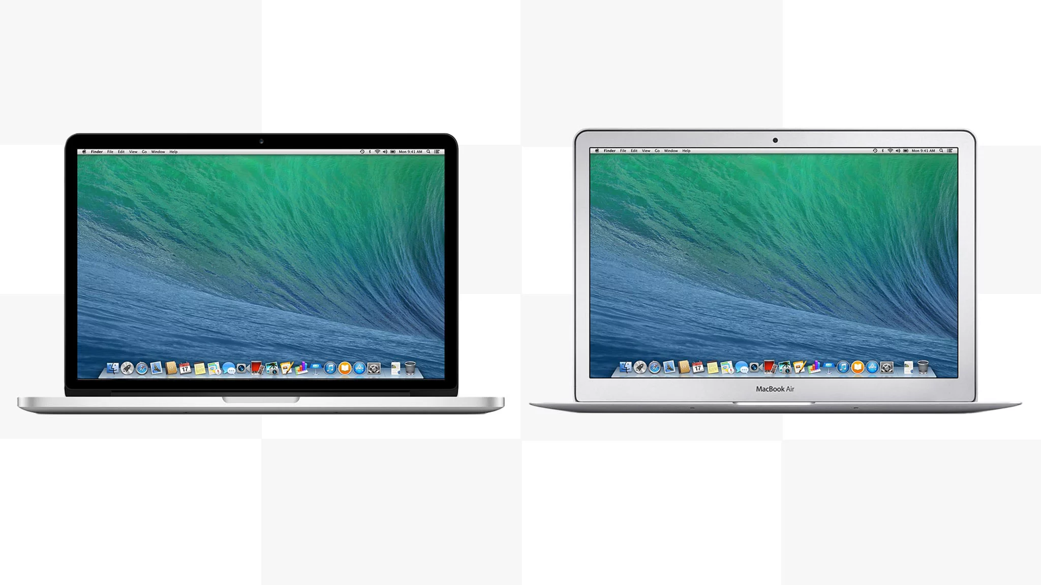 Gizmag compares the features and specs of the latest versions of the MacBook Pro with Retina Display and MacBook Air