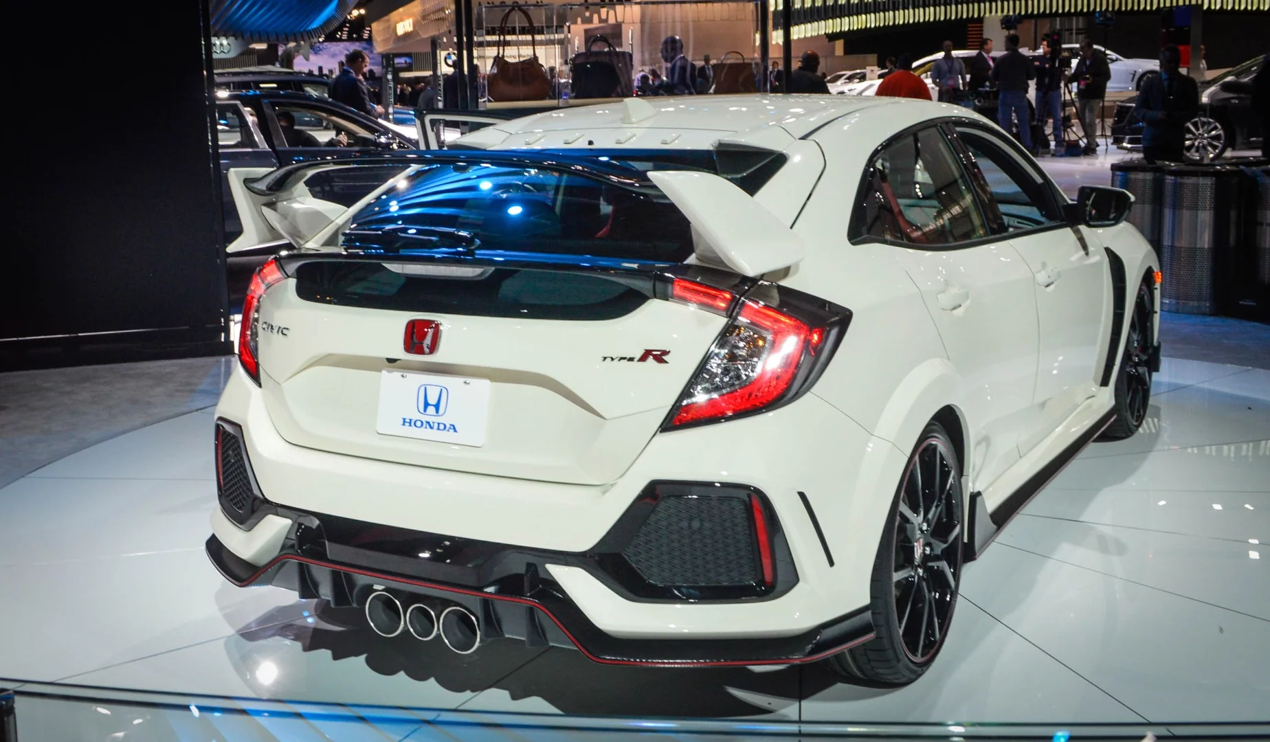The Civic Type R is always one of the more aggressive-looking cars on the floor