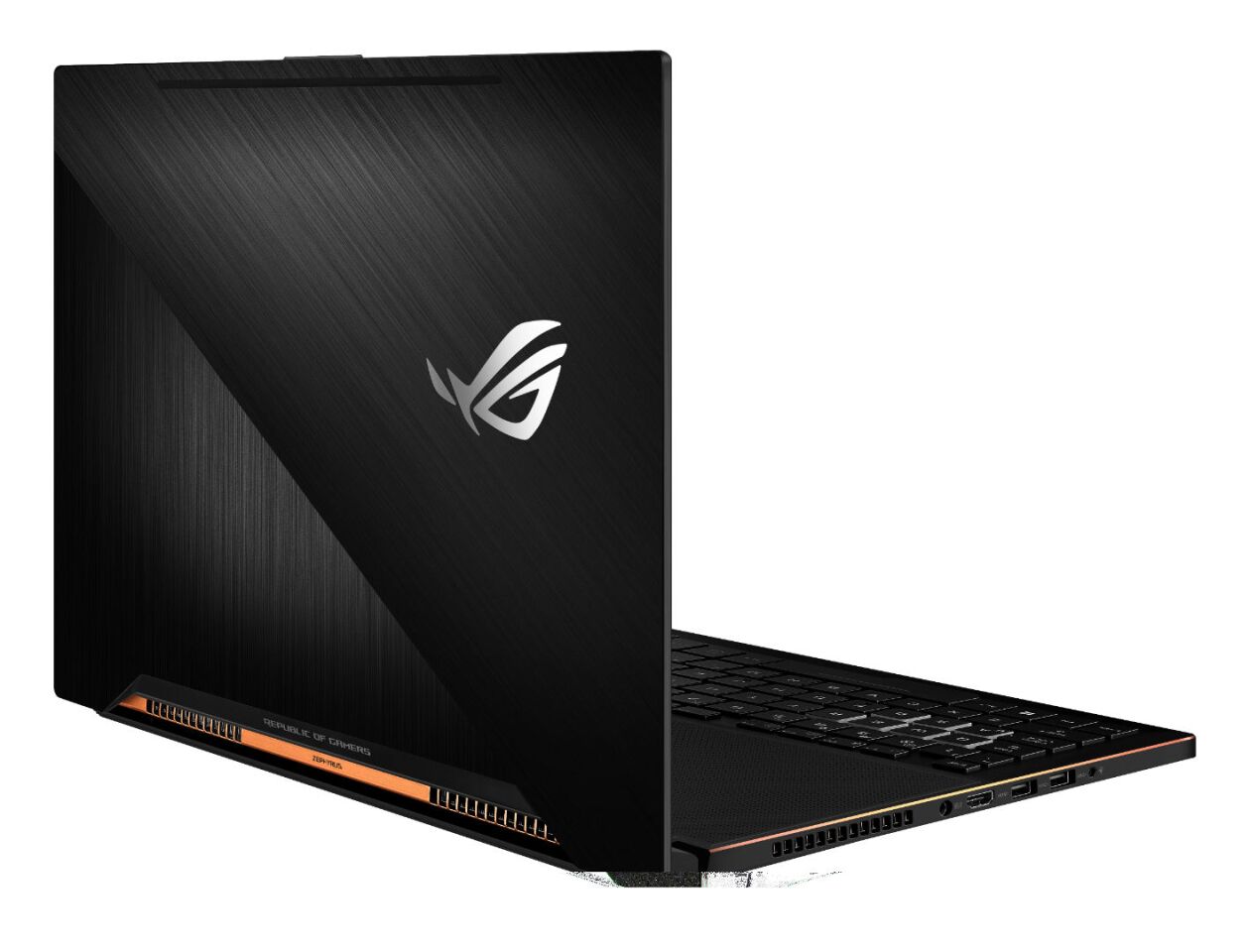 When the laptop is opened up, part of the chassis opens to facilitate increased air flow