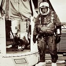 Baumgartner's high tech gear is a far cry from Kittinger's 1950's Air Force issue high altitude suit